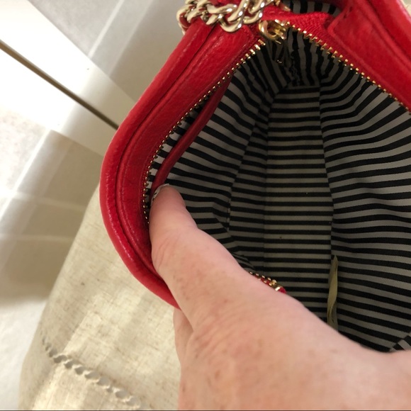 Kate Spade Hayes Street Pearl Ellery Bag Royal Red - Picture 5 of 7